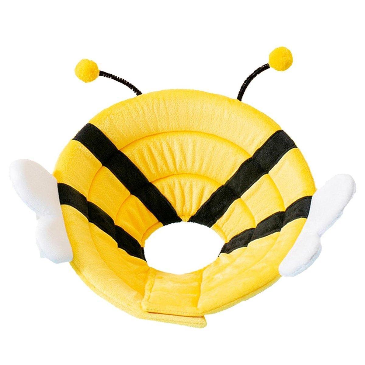 Elizabeth Circle Cat Sterilization Collar Anti-Licking Pet Scarf for Cat and Dog - Yellow Bee-L