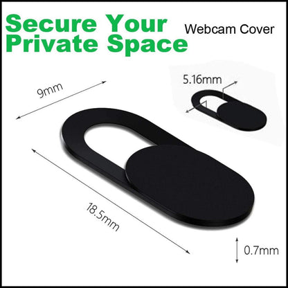 3PCS Webcam Cover Slide Ultra Thin Camera Privacy Protection for Laptop Phone - Black 3 PCS