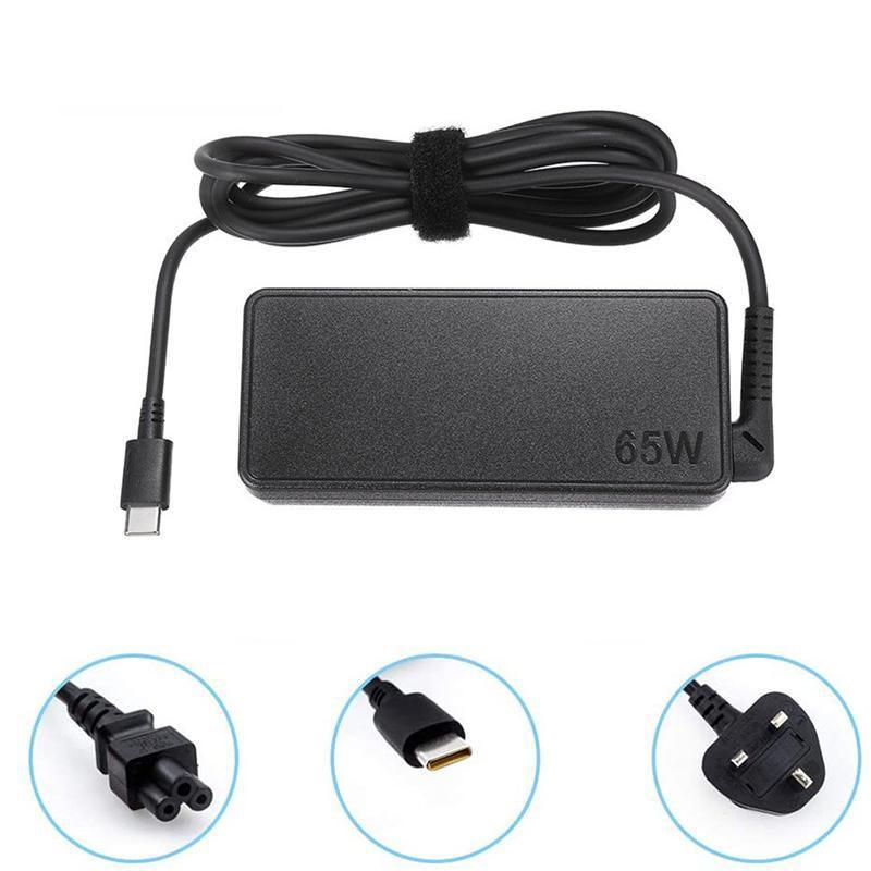 65W USB C Laptop Charger for Lenovo Dell HP ASUS ThinkPad Yoga Type C Adapter