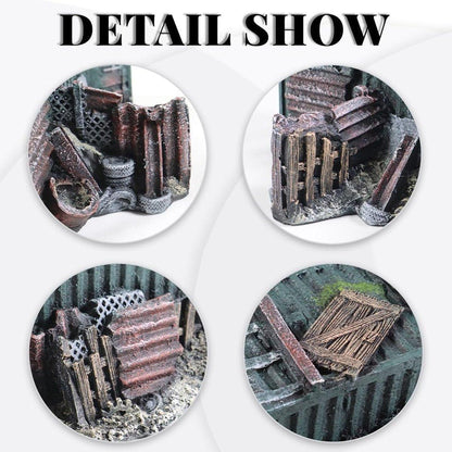 Fish Tank Aquascape Hiding Cave Shrimp Fish Shelter Aquarium Decoration House