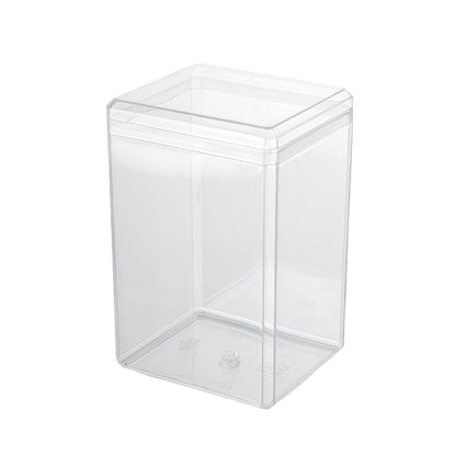 20pcs Transparent Biscuit Box Plastic Cake Box Pastry Dessert Storage Container - 5.5x9.5cm