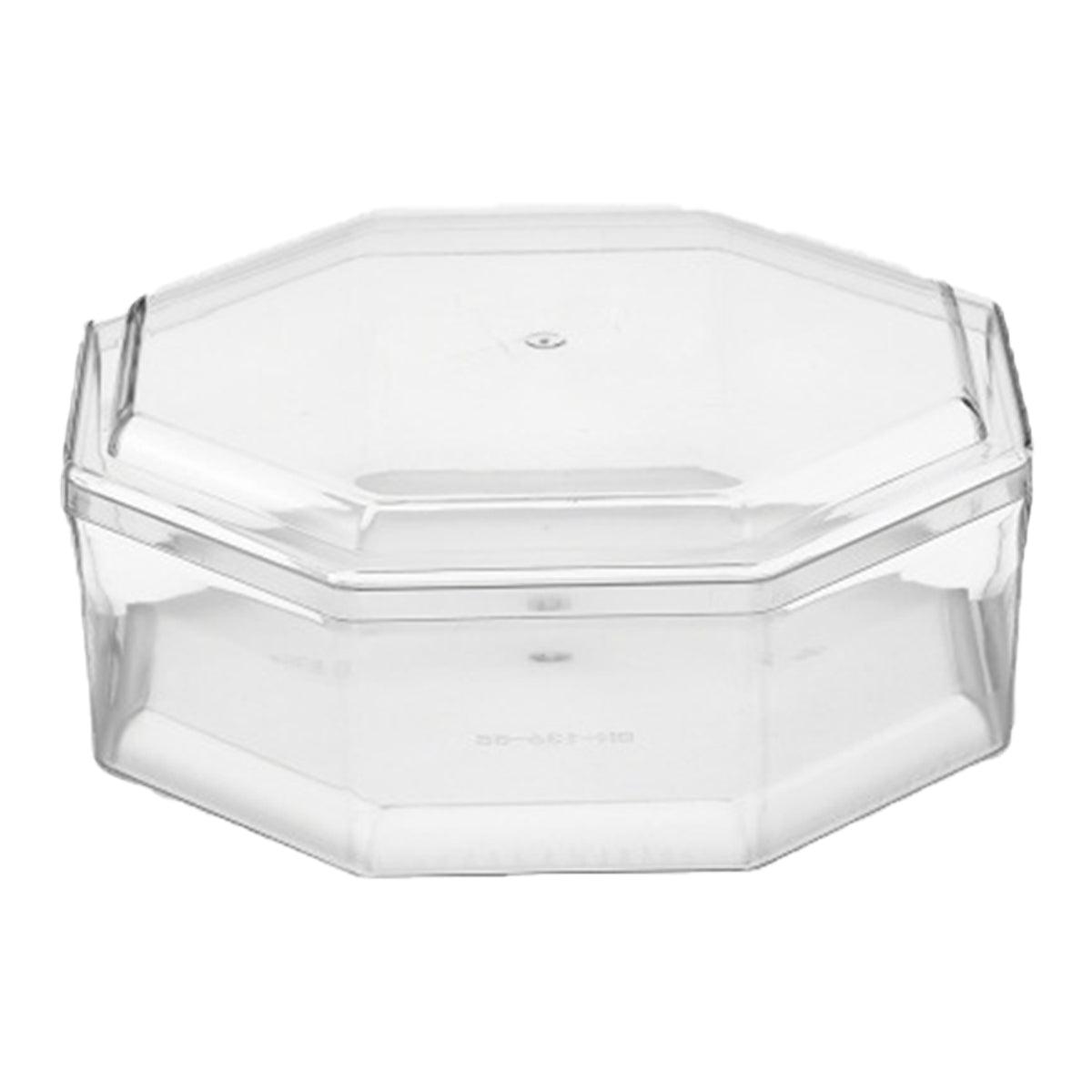 20pcs Transparent Biscuit Box Plastic Cake Box Pastry Dessert Storage Container - 5.5x9.5cm