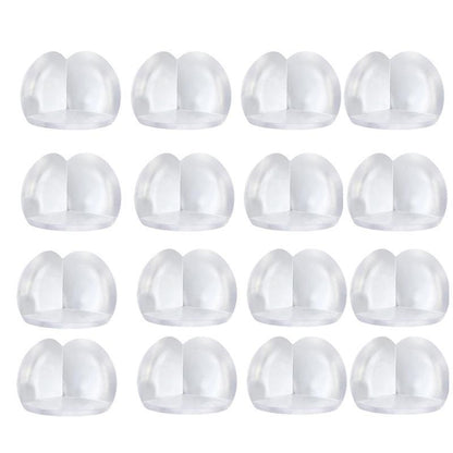Transparent PVC Table Corner Guards Anti-Collision Protective Covers for Furniture - 4 PCS