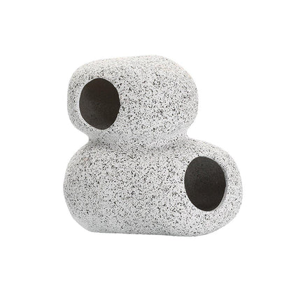 Clay Pot Aquarium Decoration Shrimp House Cichlid Breeding Tank Fish Nest - Ten Holes