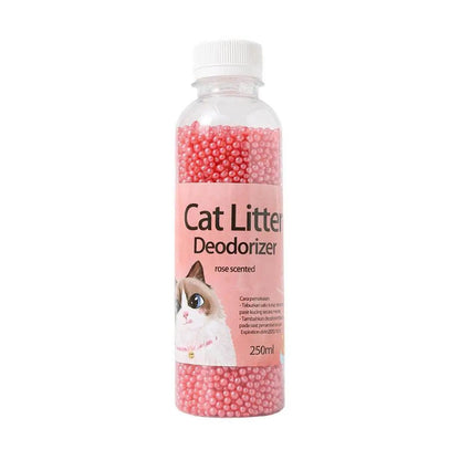 High Adsorption Cat Litter Deodorant Beads 250ml Long Lasting Odor Eliminator - Blue