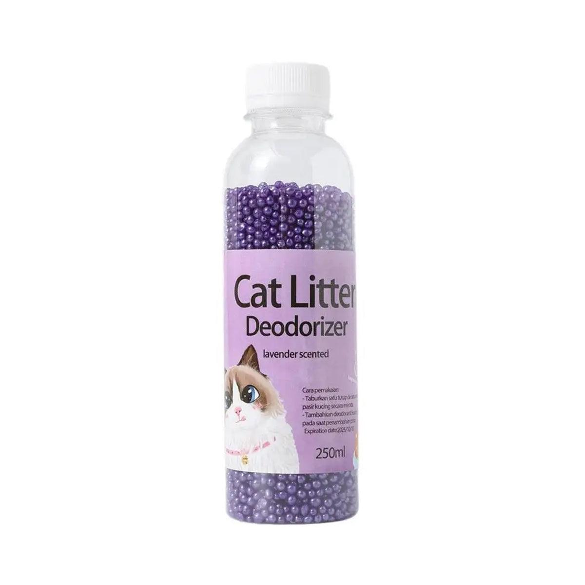 High Adsorption Cat Litter Deodorant Beads 250ml Long Lasting Odor Eliminator - Green