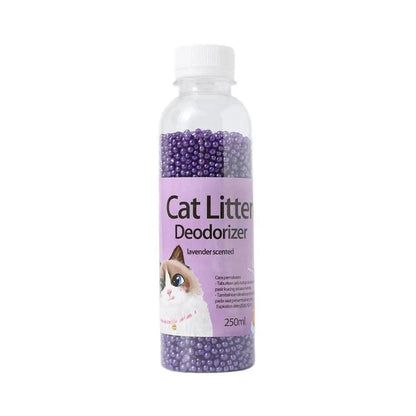 High Adsorption Cat Litter Deodorant Beads 250ml Long Lasting Odor Eliminator - Green