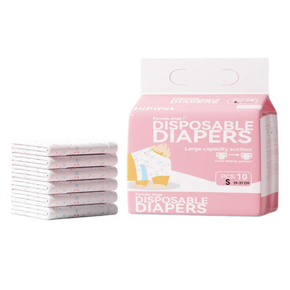 Dog Physiological Pants Pet Diaper Underwear for Hygiene and Incontinence Management - Female - M