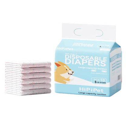 Dog Physiological Pants Pet Diaper Underwear for Hygiene and Incontinence Management - Male - L