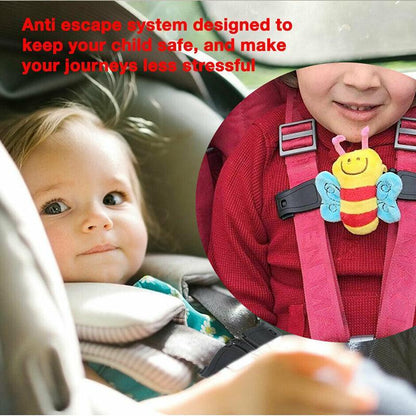 Baby Car Safety Seat Strap Clip Harness Chest Belt Child Buggy Buckle Lock Au