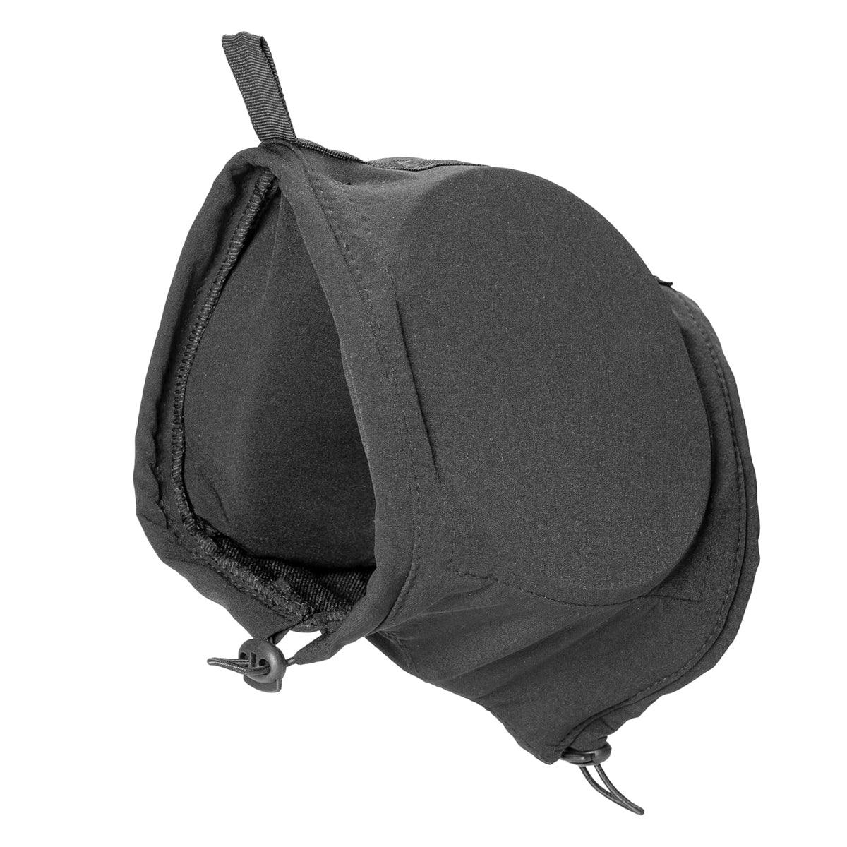 Black Adjustable Dog Ear Muffs Noise Reducing Pet Headwrap Protective Ear Cover - XL