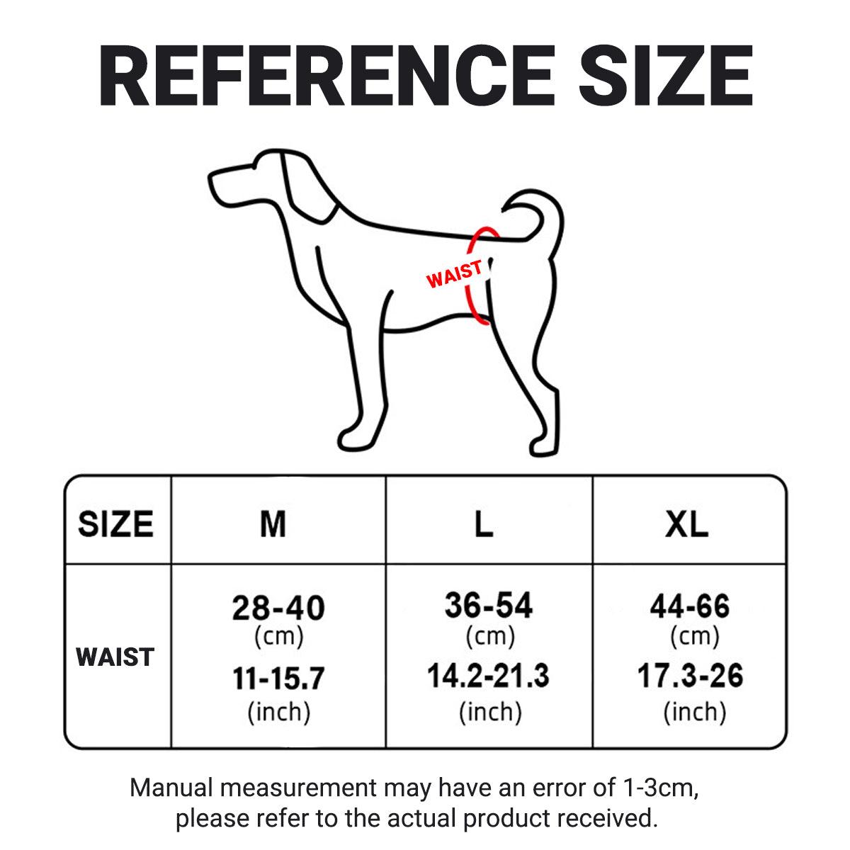 Dog Pet Portable Poop Collection Pants Outing Physiological Pants with Poop Bag - M