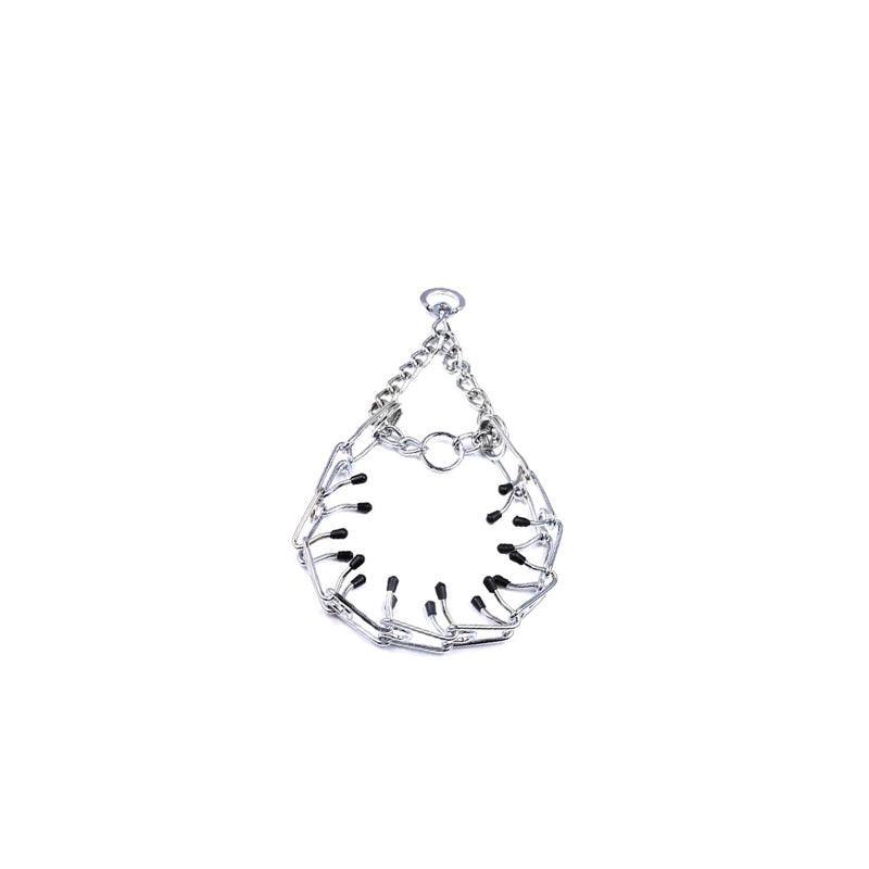 S-Xl Collar Choke Steel Metal Chain Dog Training Adjustable Necklace Sliver - XL-4.0