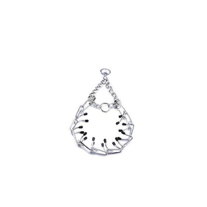 S-Xl Collar Choke Steel Metal Chain Dog Training Adjustable Necklace Sliver - L-3.5