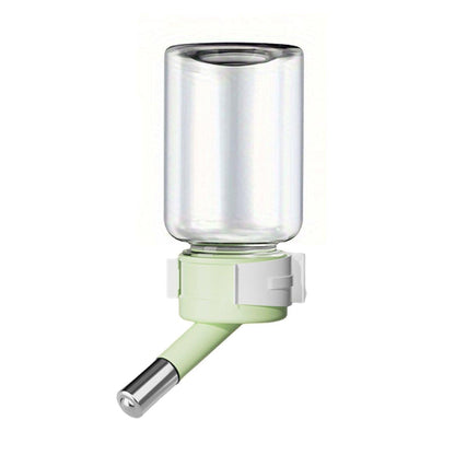 Pet Water Bottle for Hamster Guinea Pig Rabbit Vacuum Drinking Feeder Kettle - 120ml-Green