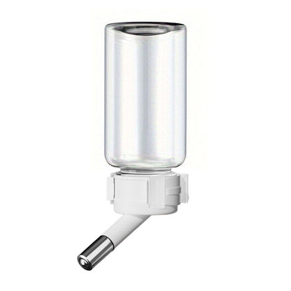 Pet Water Bottle for Hamster Guinea Pig Rabbit Vacuum Drinking Feeder Kettle - 120ml-White