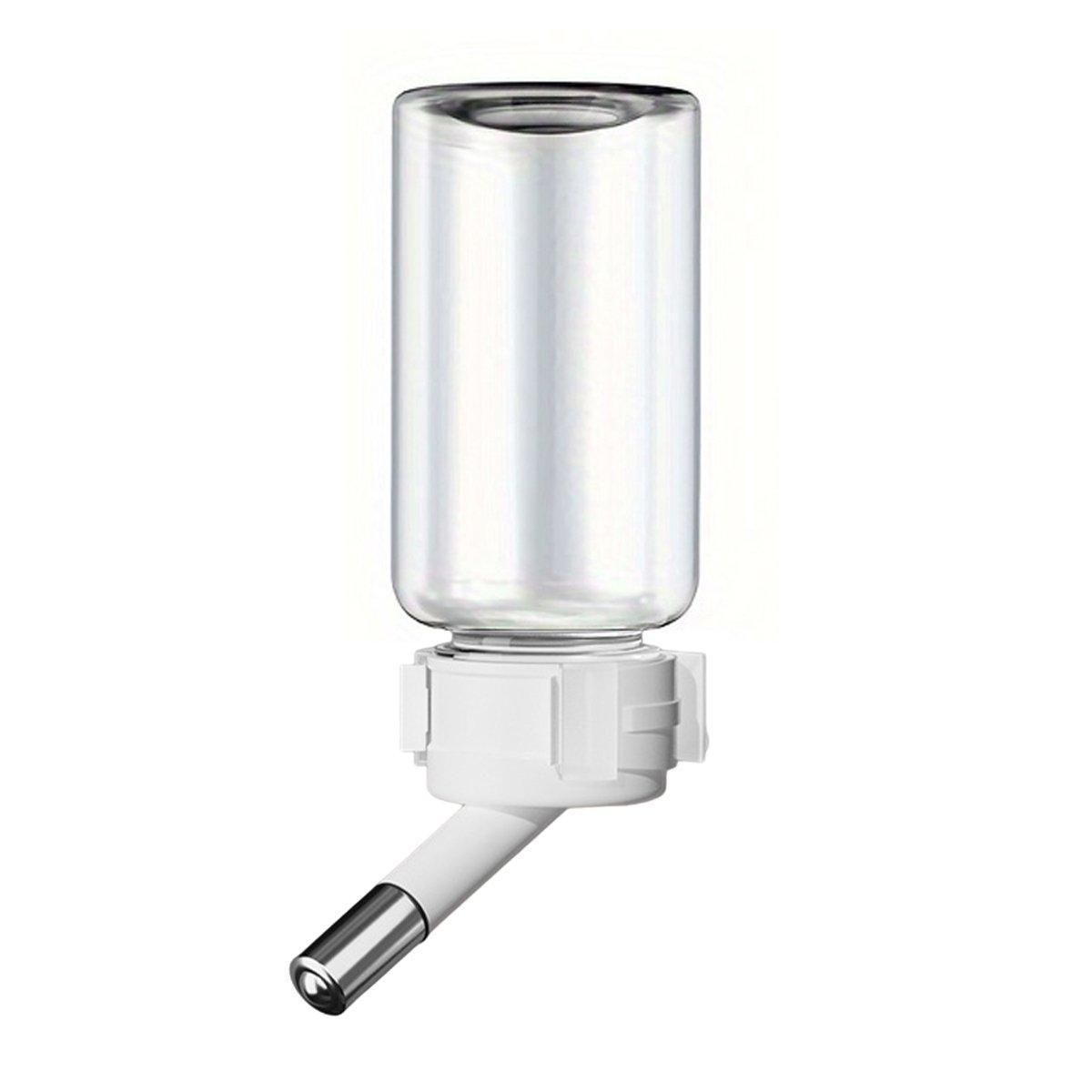 Pet Water Bottle for Hamster Guinea Pig Rabbit Vacuum Drinking Feeder Kettle - 80ml-White