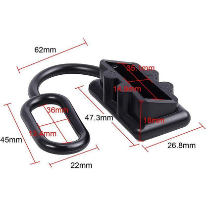 4 x Dust Cap Black Anderson Plug Cover Style Connectors 50AMP Battery Caravan