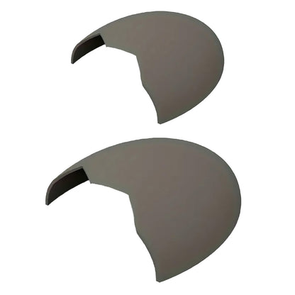 Reptile Hideout Plastic Cave Decorative Shelter for Lizard Snake Spider Habitat - Eggshell Set of 2