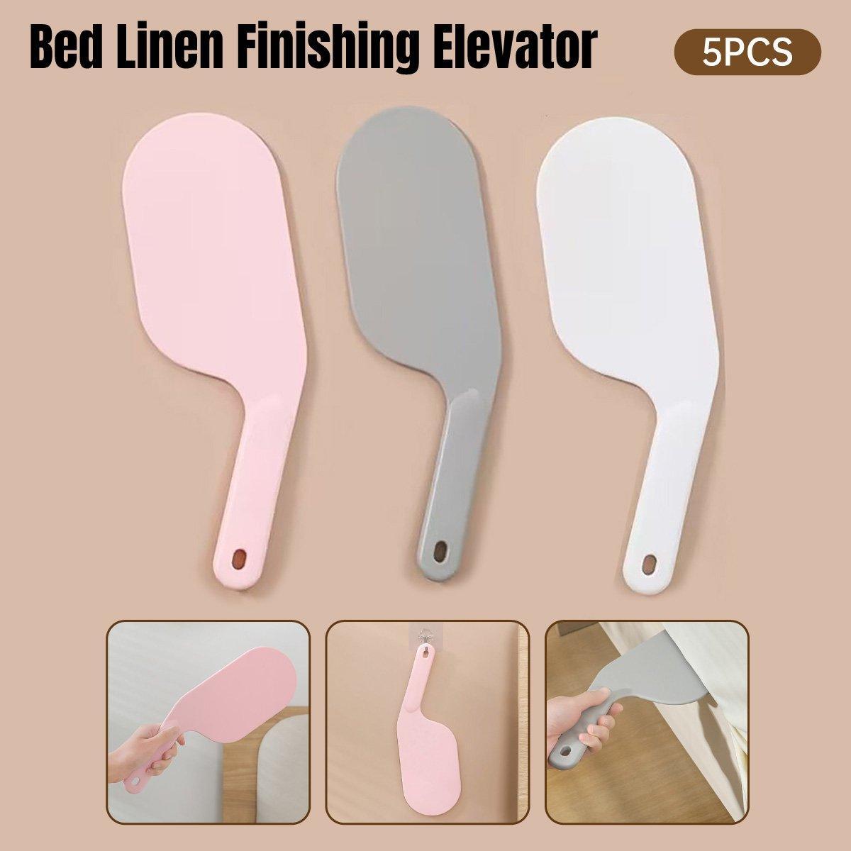 5pcs Bed Sheet and Mattress Organizer Fixer Gap Lifter Tool Bed Sheet Holder Set - White