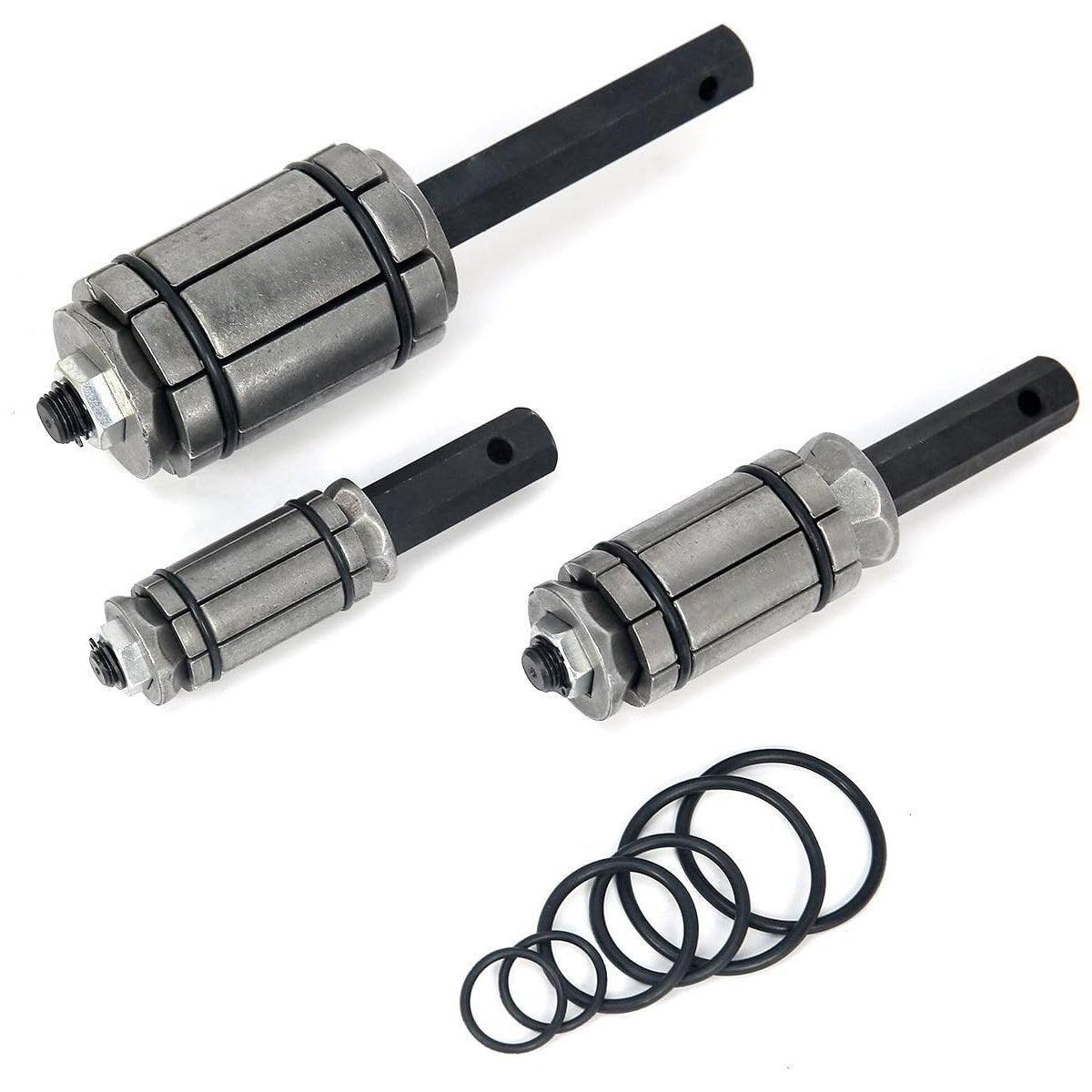 Tail Pipe Expander Set Exhaust Muffler Spreader Dent Remover Tool Kit 3PCS