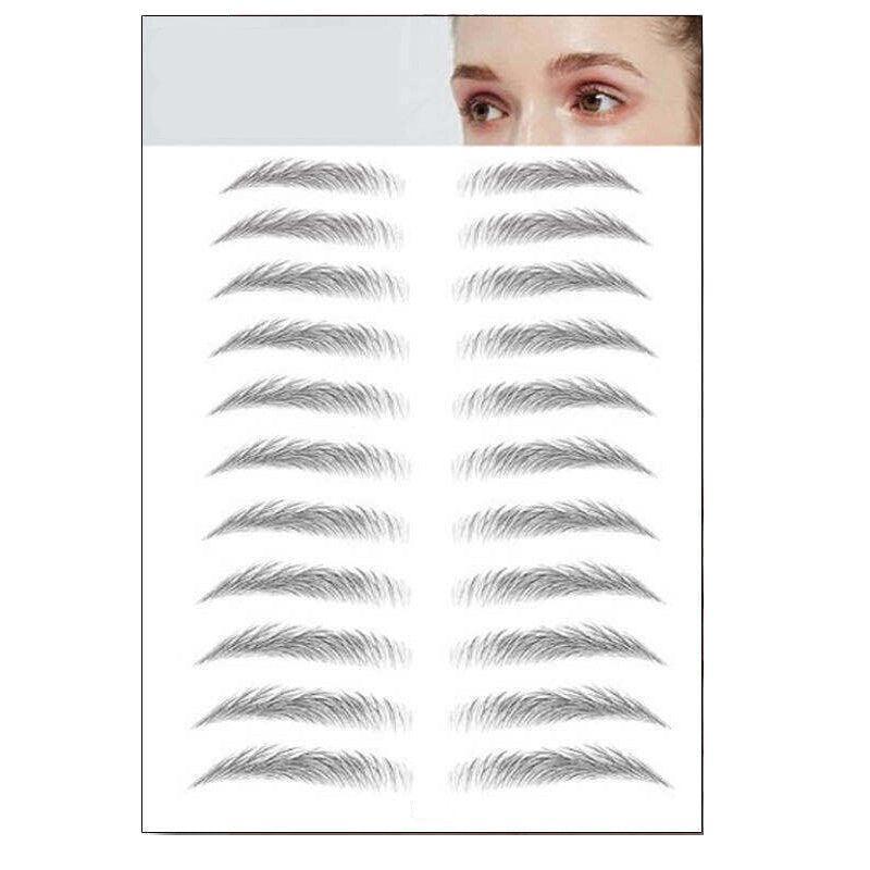3D Waterproof Eyebrow Tattoo Sticker Hair-Like Natural Brows for Sparse Eyebrows - E11