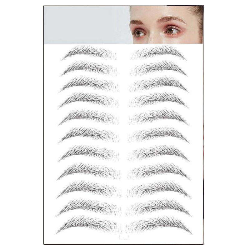 3D Waterproof Eyebrow Tattoo Sticker Hair-Like Natural Brows for Sparse Eyebrows - E11