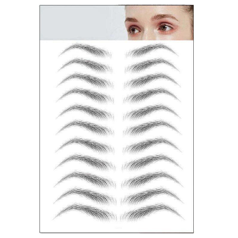 3D Waterproof Eyebrow Tattoo Sticker Hair-Like Natural Brows for Sparse Eyebrows - E11