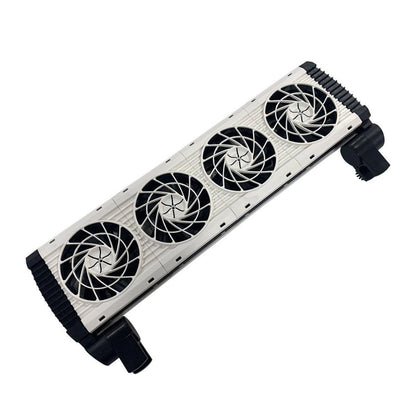 Mini Aquarium Cooling Fan for Fish Shrimp Tanks Quiet Temperature Control - Three head