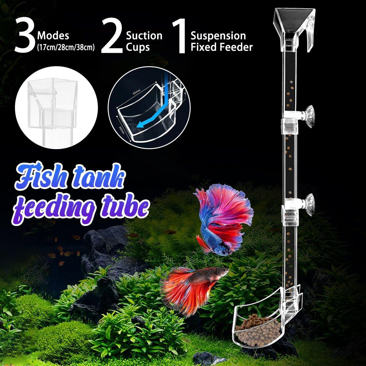 Aquarium Feeding Tube Multifunctional Fish Tank Floating Feeding Ring Shrimp Feeder