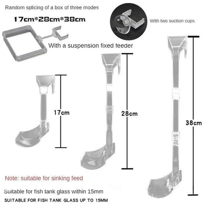 Aquarium Feeding Tube Multifunctional Fish Tank Floating Feeding Ring Shrimp Feeder