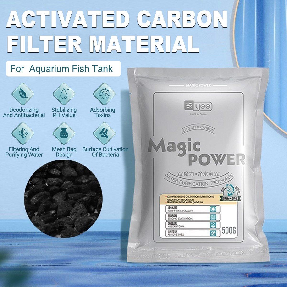 Premium Aquarium Filter Media Activated Carbon Water Filtration for Fish Tanks