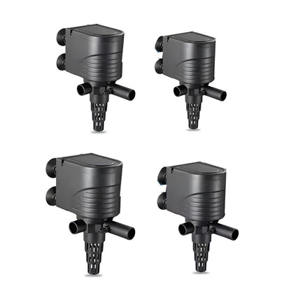 3in1 Mini Aquarium Fish Tank Filter Submersible Water Purifier Oxygen Pump - QL-320 (12W 800L/H)