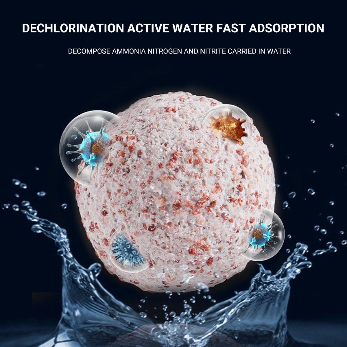 Quartz Ball Ceramic Bio Ball Filter Media Biological Ring for Aquarium Fish Tank - Pink-500g