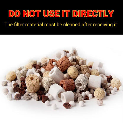 500g Fish Tank Water Filter Media Aquarium Filtration Material Sponge Pad - Bio-Beads