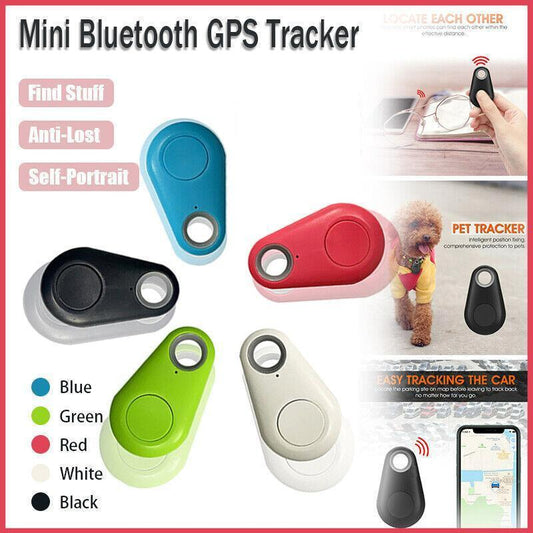 Smart Finder Locator Key Mini Bluetooth Tracker Dog Pet Tag Tracer - Red