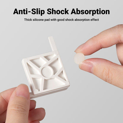 5pcs Plastic Fish Tank Base Bracket Corner Guard Stand Holder for Aquarium Tanks - Black-L