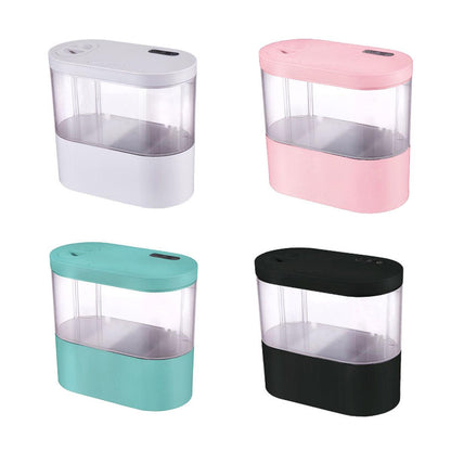 Mini Self-Circulating Desktop Fish Tank Eco-Friendly Creative Aquarium for Home - Pink