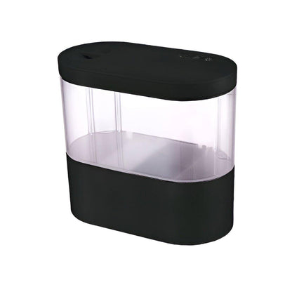 Mini Self-Circulating Desktop Fish Tank Eco-Friendly Creative Aquarium for Home - Pink