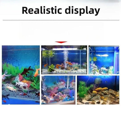 Aquarium Background Fish Tank Wallpaper Double Sided Decoration Sticker Paper - H-50cmx82cm