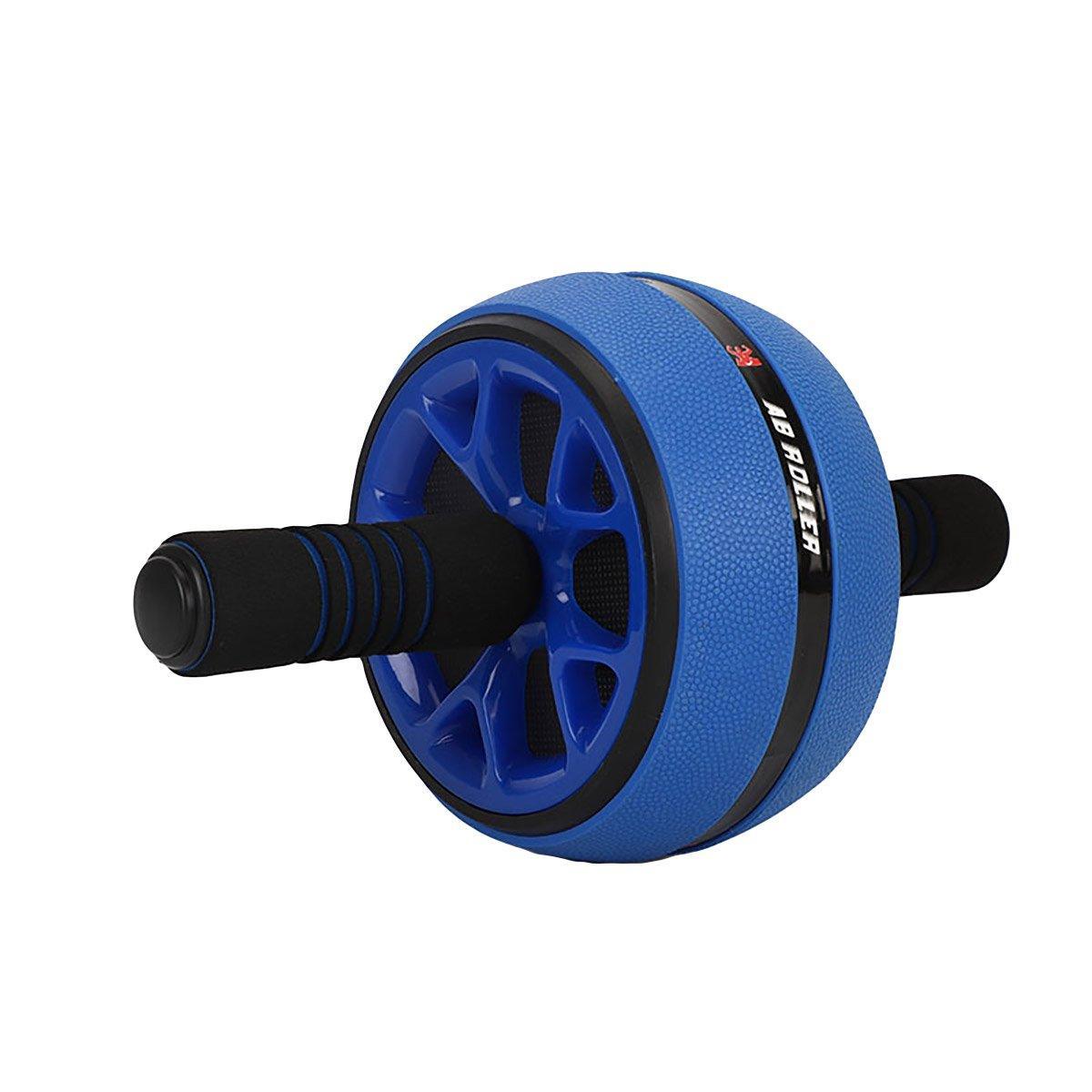 Abdominal Muscle Wheel Exercise Roller Fitness Equipment for Home Gym Men Women - Red