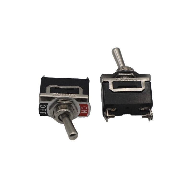 5X Waterproof Toggle Flick Switch 250V On/Off Car Dash Light Metal 12 Volt Boot