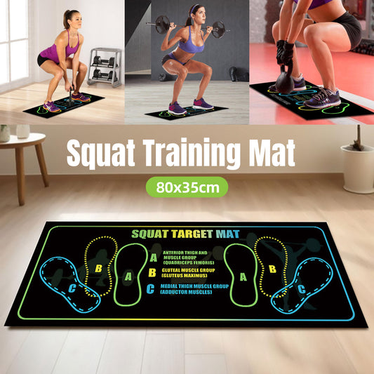 Squat Mat Fitness Mat Non Slip Mat Thick Floor Mat Home Gym Exercise Workout