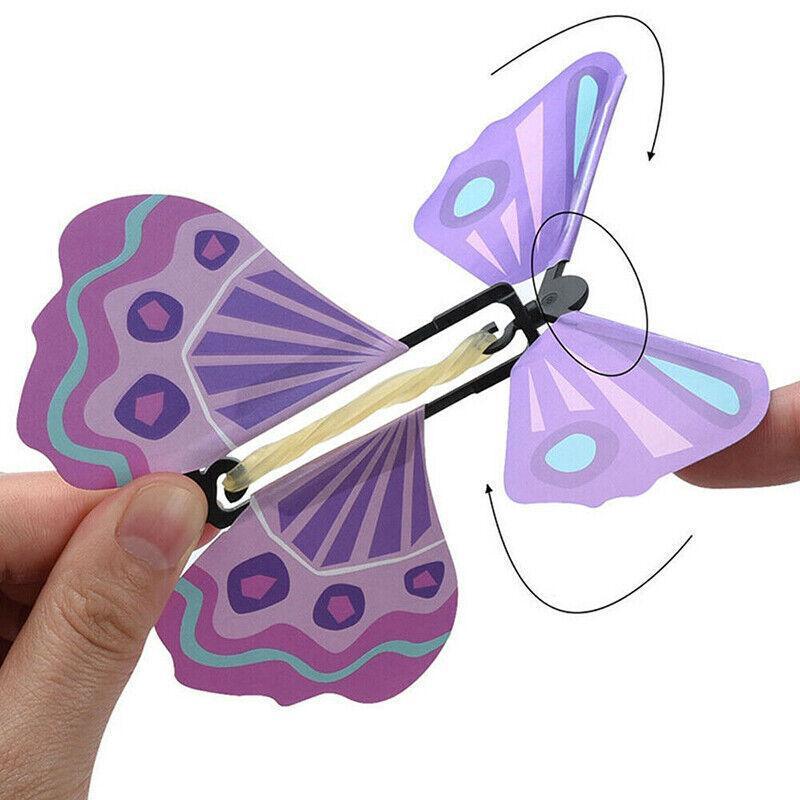 Up To 100X Magic Flying Butterfly Toy Anniversary Greeting Card Birthday Wedding - 10PCS