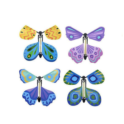Up To 100X Magic Flying Butterfly Toy Anniversary Greeting Card Birthday Wedding - 10PCS