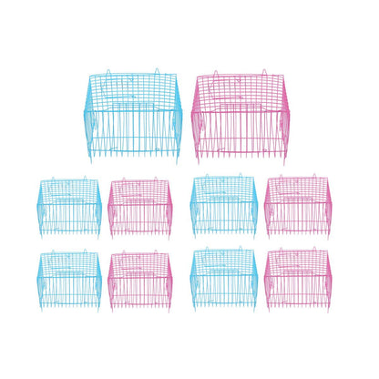 Small Bird Transport Collapsible Cage Travel Pet Carrier Portable Folding Cage - L