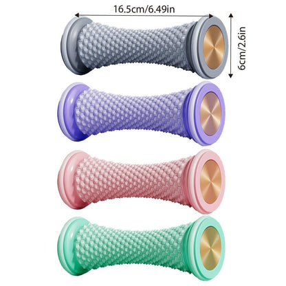 Foot Massage Roller Yoga Trainer Muscle Relaxation Plantar Fascia Relief Fitness - Purple