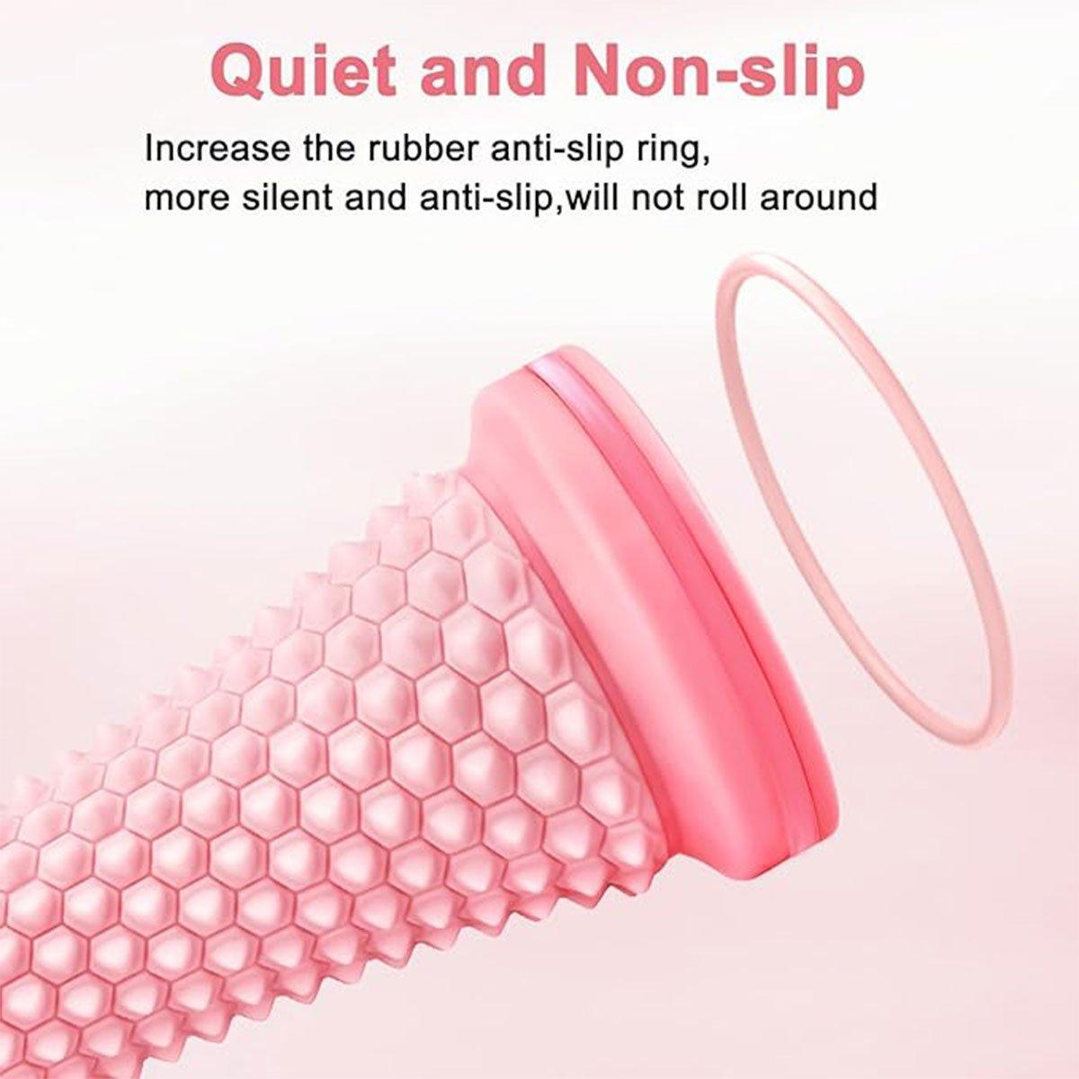 Foot Massage Roller Yoga Trainer Muscle Relaxation Plantar Fascia Relief Fitness - Purple