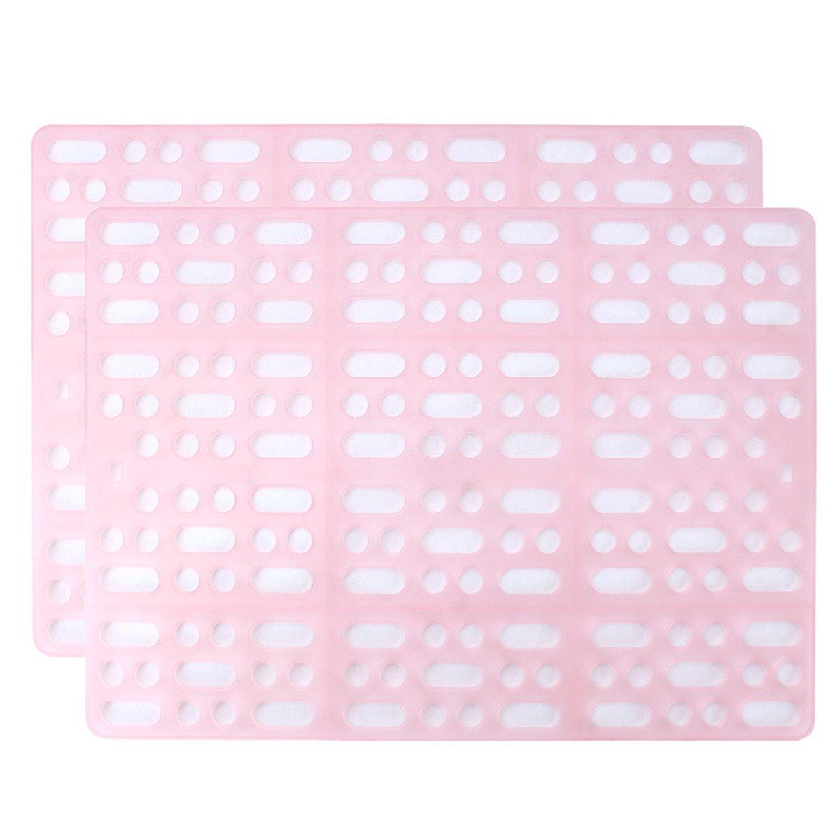 2pcs Rabbit Foot Mat Large Plastic Cage Mat for Guinea Pig Pet Cage Accessories - Blue