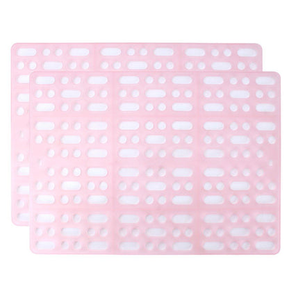 2pcs Rabbit Foot Mat Large Plastic Cage Mat for Guinea Pig Pet Cage Accessories - Blue